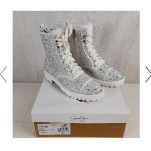 Jessica Simpson “Kalirah” combat boots